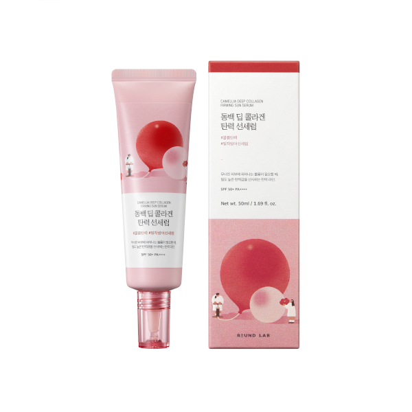 Round Lab - Camellia Deep Collagen Firming Sun Serum SPF50+ PA++++ - 50ml Round Lab - Camellia Deep Collagen Firming Sun Serum SPF50+ PA++++ - 50ml von Round Lab