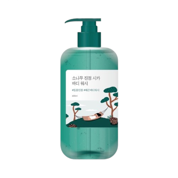 Round Lab - Pine Calming Cica Body Wash - 400ml von Round Lab