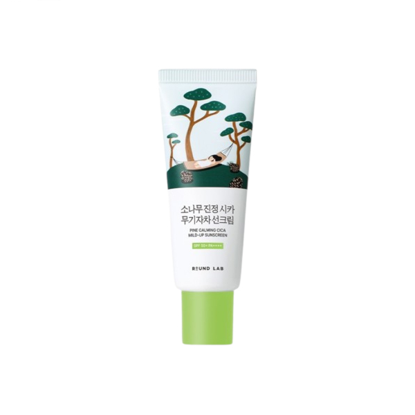 Round Lab - Pine Calming Cica Mild Up Sunscreen - 40ml von Round Lab