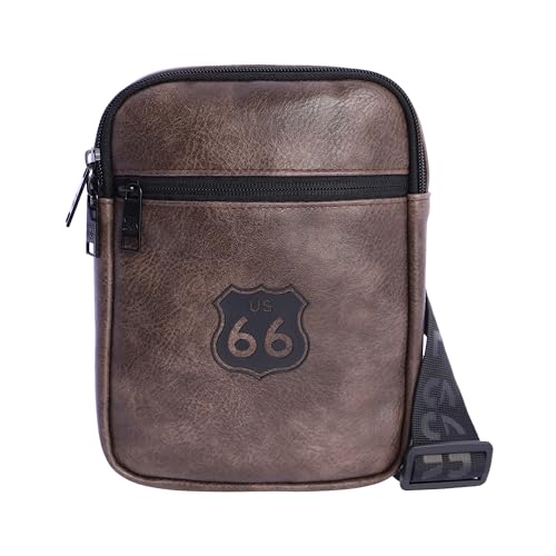 Route 66 Unisex 0lx880 Umhängetasche, Hellbraun von Route 66