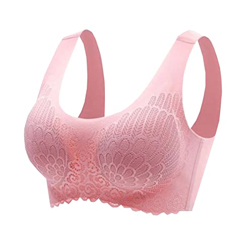 3 Pcs Damen Sport Bhs Entlastungs Ohne BüGel Nahtlose Spitze Blumen Bhs Sehr Weich Bequem UnterwäSche Push Up Bhs Mittle Halt Gepolstert FüR Schlafen Fitness Laufen Yoga Bustier WohlfüHl Bhs von Routinfly