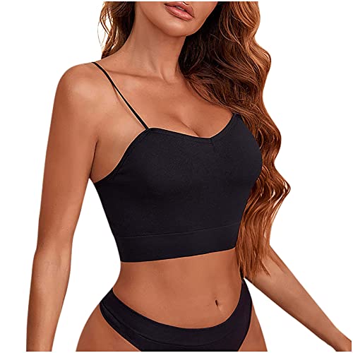 BH Damen 2 Stück Dessous Set Damen Push Up BH Höschen Set Damen Sommer Elegant Sexy Unterwäsche Set Nahtloser Kabelloser BH und Höschen Set Schlank Bequem Atmungsaktiv Bralette Sets Sport BH von routinfly