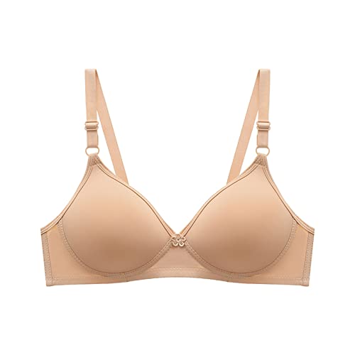 Damen Full Coverage Wireless BH Jeden Tag Gepolstert Small Cup UnterwäSche Classic Non Wired Bra Sommer Dünn Push-Up Verstellbare TräGer Nahtlos Wire Free Lingerie Weich Bequem Bralette Fest von routinfly