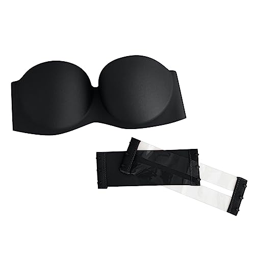 Damen TräGerlose BHS Bequem Nahtlos Bandeau BH Rutschfester Ohne BüGel BH Push Up BHS Comfy UnterwäSche Einfarbig Gepolstert Tube Top BH Sports BHS Elegant Sexy Bralette FüR Frauen Sommer Bandeau von routinfly