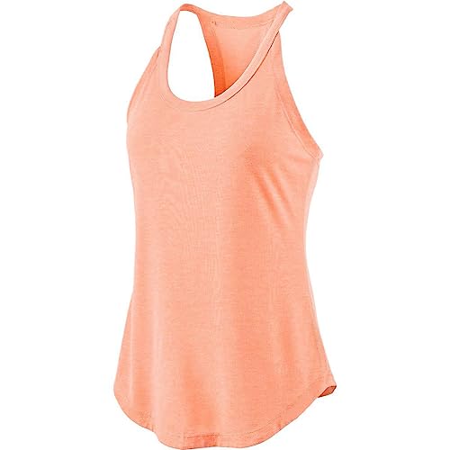 Spaghetti Tops Damen Tank Tops Sommer Locker Damen Elegant Lässig Sexy Ärmellos Camisole Rundhalsausschnitt I Form Zurück Falten Externe Yoga Übung Plissiert Weste Basic Cami Shirts von routinfly