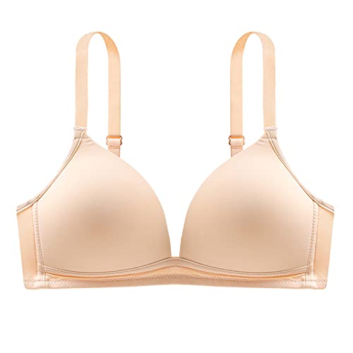 Sport BH Damen Nahtloser Alltags BH Ultradünner BH ohne Bügel Plus Größe High Support Bralette Verstellbare Träger Sexy Lingerie Full Cup Intimates Elegante Atmungsaktive Unterwäsche von routinfly