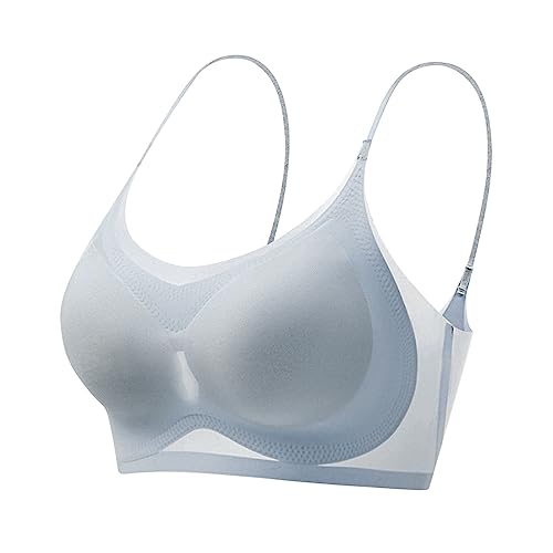 Wmbra BH Haltungskorrektur BH Damen Nahtloser Spitzen BH ohne Bügel Damen Push Up BH Gepolsterter Weicher Atmungsaktiver Sport BH Alltags BH Für Senioren Sexy Dessous Bralette Keine Ränder von routinfly