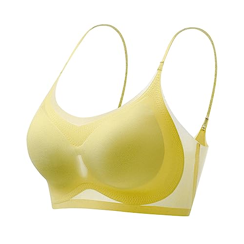 Wmbra BH Haltungskorrektur BH Damen Nahtloser Spitzen BH ohne Bügel Damen Push Up BH Gepolsterter Weicher Atmungsaktiver Sport BH Alltags BH Für Senioren Sexy Dessous Bralette Keine Ränder von routinfly