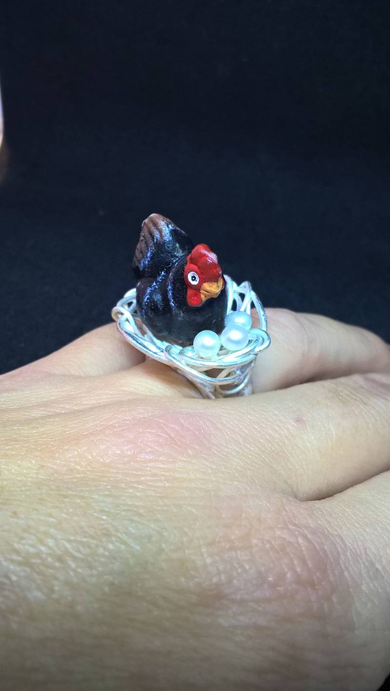 Henne-Ring von RovacchiGioielli