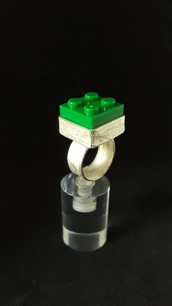 Silberring Aus Legosteinen von RovacchiGioielli