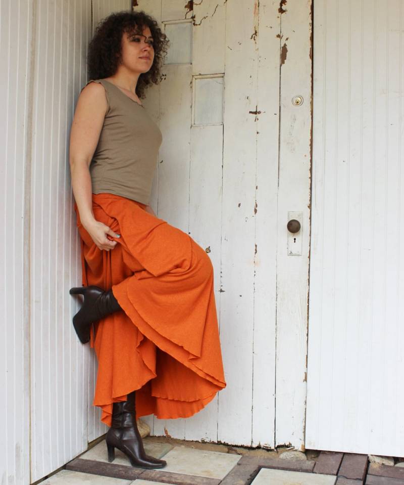 Wickelrock Aus Hanf Und Bio-Baumwolle - Bio-Kleidung Auf Bestellung Wählen Sie Ihre Farbe Wickelrock Aus Hanf Und Bio-Baumwolle - Bio-Kleidung Auf Bestellung Wählen Sie Ihre Farbe von RowanGreyClothing