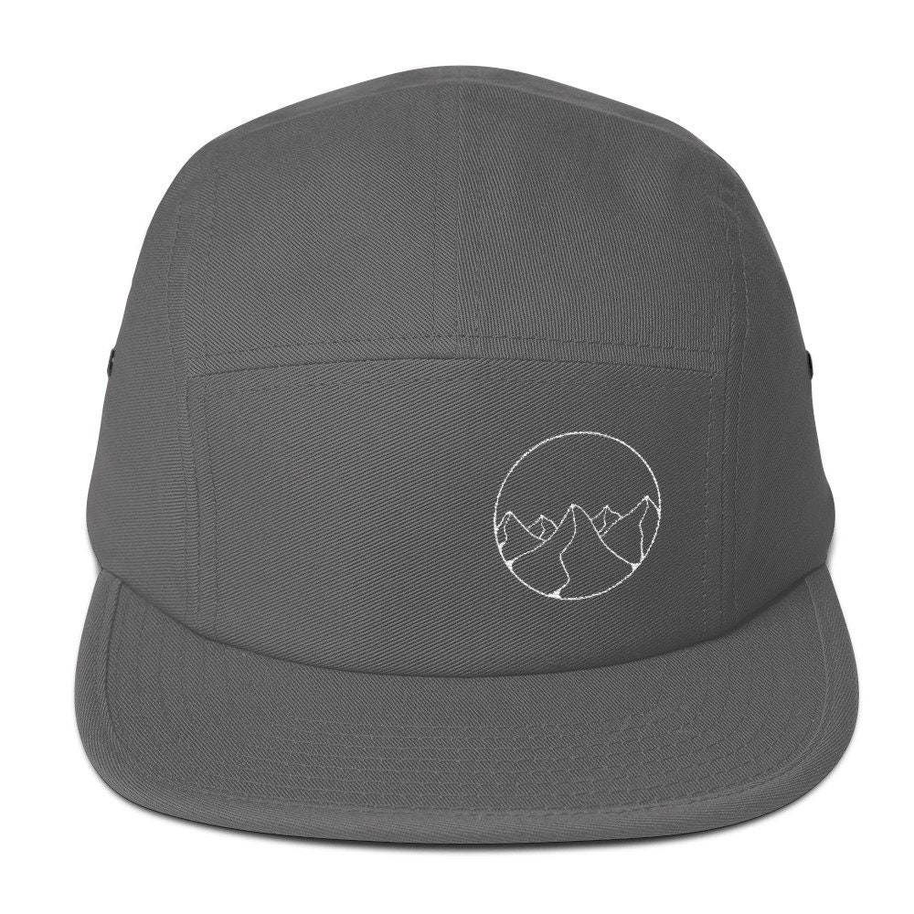 Einfache Berg Linien 5-Panel-Cap Einfache Berg Linien 5-Panel-Cap von RowdyGrouse