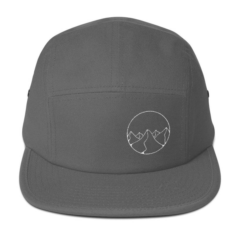 Einfache Berg Linien 5-Panel-Cap Einfache Berg Linien 5-Panel-Cap von RowdyGrouse