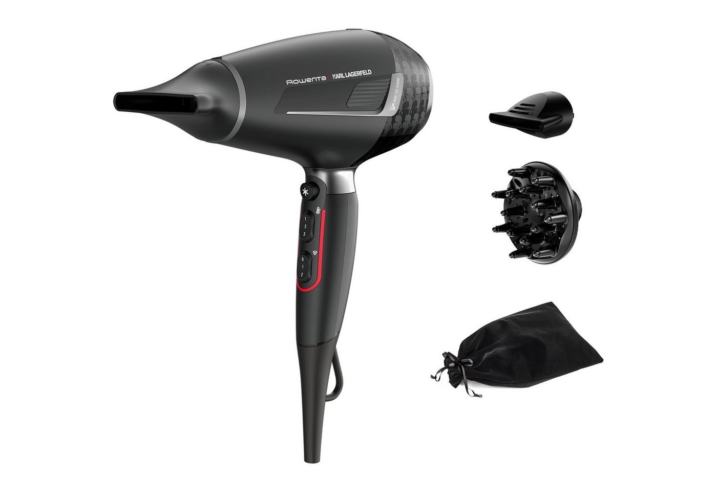 Rowenta Haartrockner Rowenta KARL LAGERFELD K/ Pro Stylist CV888L von Rowenta