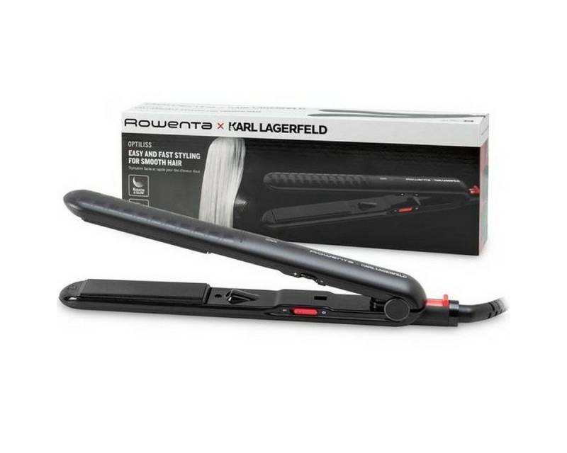 Rowenta Lockenstab Glätteeisen Rowenta SF321L SchwarzRot von Rowenta