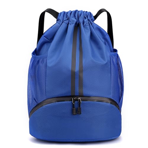 RoxNvm Sportrucksack, Sportrucksack Damen Mit Schuhfach, Nass/Trocken-Trenner Sport Rucksack Herren, Unisex stilvolle Turnhalle Rucksack (Blau) von RoxNvm