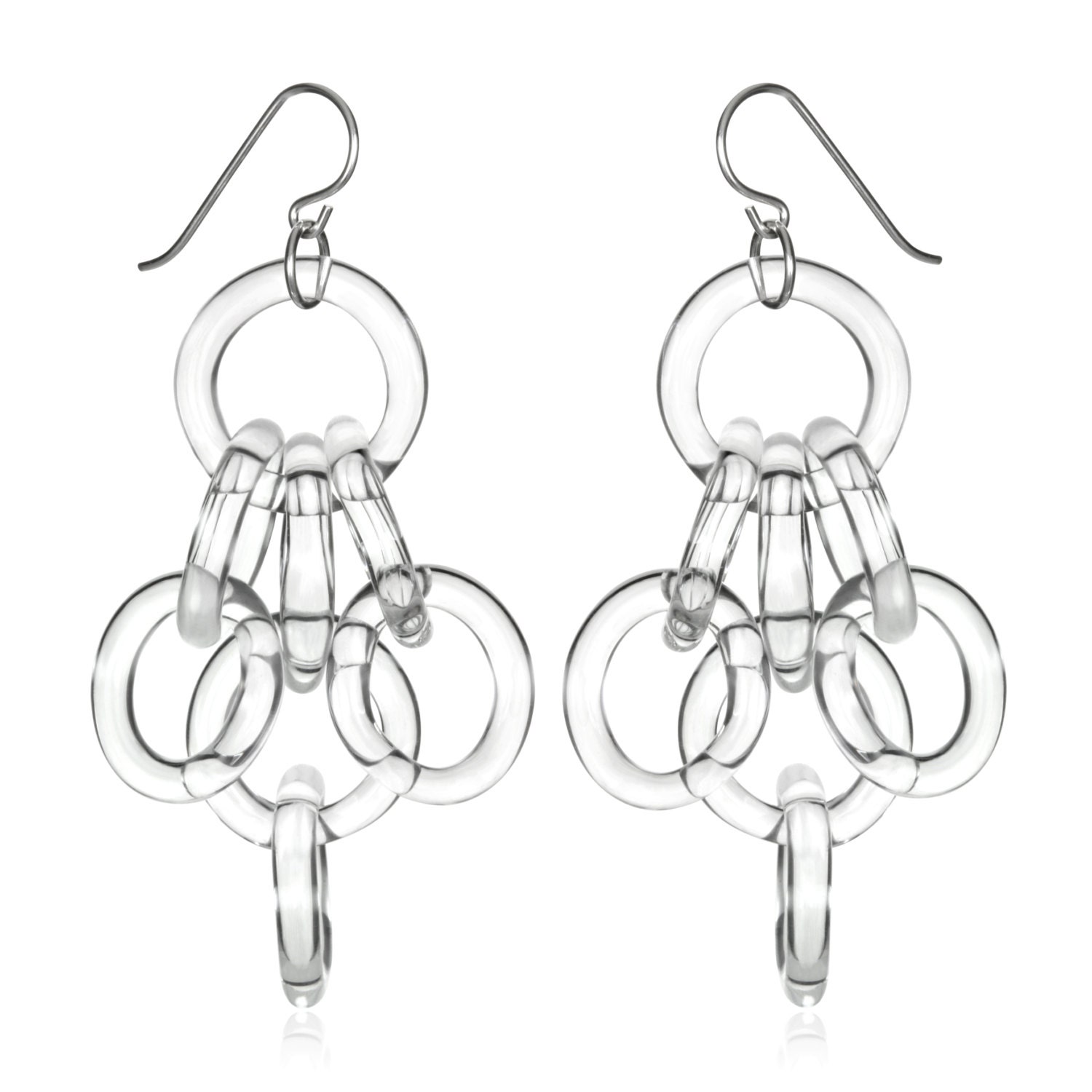 Glas Cluster Kette Ohrringe Glas Cluster Kette Ohrringe von RoxannSlate