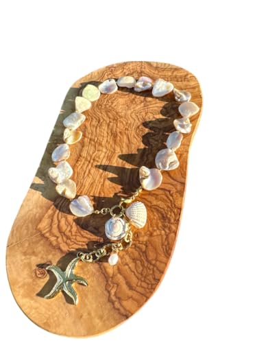 Roxxy Crystals Natürliche Muschel-Halskette, Florida, Strand, Golfküste, Muschel, handgefertigt, schöne Sommer-Halskette, Boho-Schmuck. Muschelschmuck, Muschel, Muschel Roxxy Crystals Natürliche Muschel-Halskette, Florida, Strand, Golfküste, Muschel, handgefertigt, schöne Sommer-Halskette, Boho-Schmuck. Muschelschmuck, Muschel, Muschel von Roxxy Crystals
