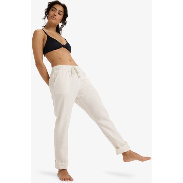 ROXY Damen Cargo Hose aus Leinen On The Seashore von Roxy