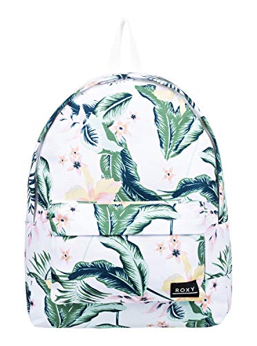 ROXY Damen Sugar Baby Printed - Backpack, Bright White Praslin, Einheitsgröße EU von Roxy