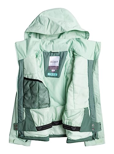 Roxy Free Jet Block - Funktionelle Schneejacke für Mädchen 4-16 Grün von Roxy