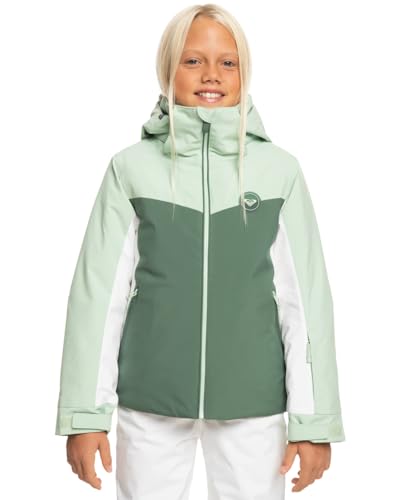 Roxy Free Jet Block - Funktionelle Schneejacke für Mädchen 4-16 Grün von Roxy