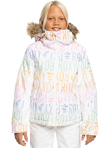 Roxy Jet Ski - Funktionelle Schneejacke für Mädchen 4-16 Weiß von Roxy