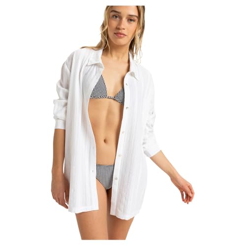 ROXY Sunset Flashback Coverup Kleid S, weiß, 36 von Roxy