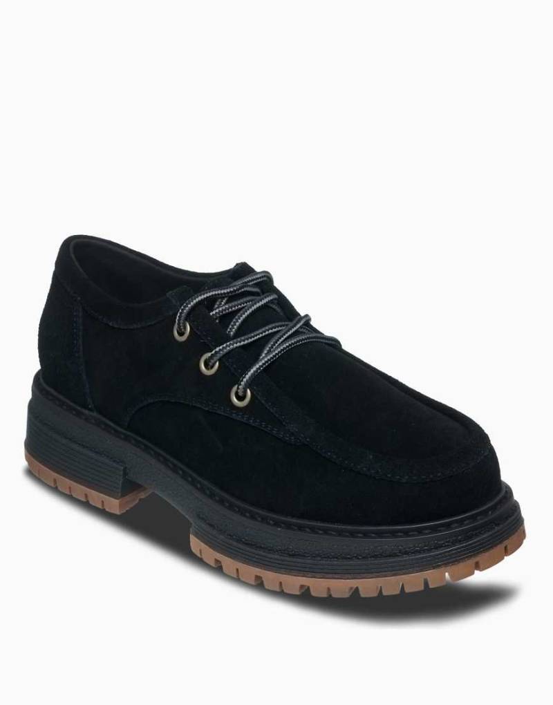 ROXY - Work it - Sneaker aus Leder in Schwarz mit niedrigem Schaft von Roxy