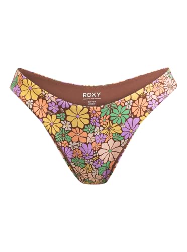 Roxy All About Sol - High Leg Bikini Bottoms for Women - Bikinihose High Leg - Frauen - M - Braun. von Roxy
