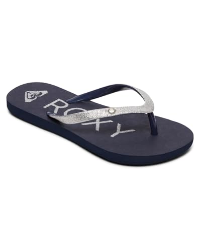 Roxy Baby-Mädchen Rg Viva Glitter Sandal for Girls Flip-Flop, Navy, 21 EU von Roxy