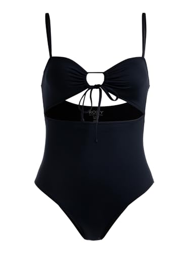 Roxy Beach Classics - Halter Neck One-Piece Swimsuit for Women - Badeanzug mit Neckholder - Frauen - S - Schwarz. von Roxy