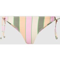 Roxy Bikini-Hose mit Blockstreifen Modell 'VISTA' in Oliv, Größe L von Roxy