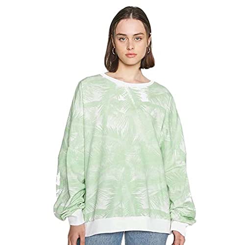 Roxy Bright Sunshine - Oversized Sweatshirt for Women - Übergroßes Sweatshirt - Frauen - S - Grün. von Roxy