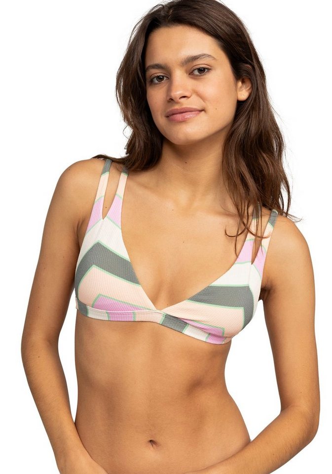 Roxy Triangel-Bikini-Top VISTA STRIPE GNY3 (1-St), in großen Größen von Roxy