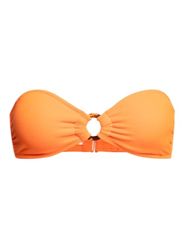 Roxy Color Jam - Bandeau Bikini Top for Women - Bandeau-Bikinioberteil - Frauen - S - Orange. von Roxy