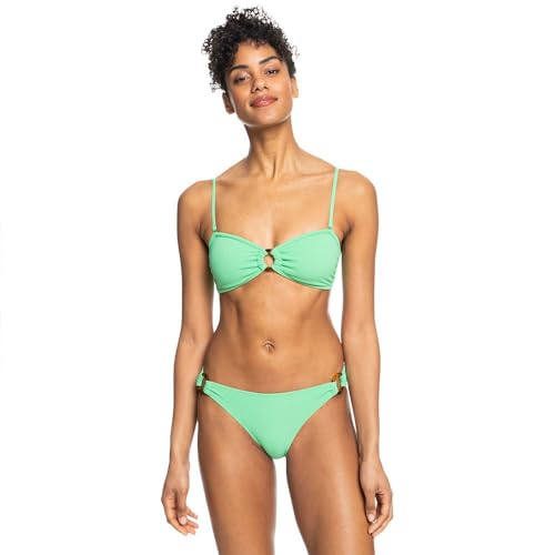 Roxy Color Jam - Bandeau Two Piece Bikini Set for Women - Bandeau-Bikini-Set - Frauen - Grün. von Roxy