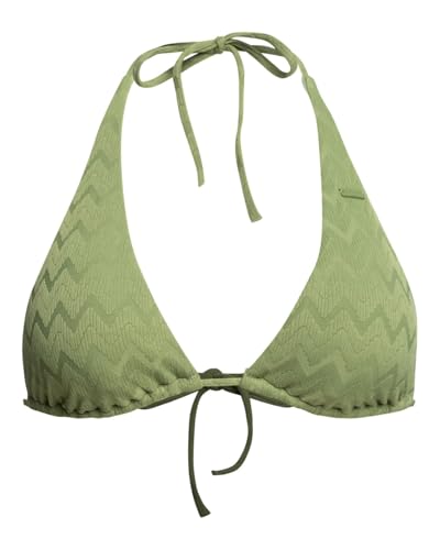 Roxy Current Coolness - Elongated Triangle Bikini Top for Women - Verlängertes Triangle-Bikinioberteil - Frauen - S - Grün. von Roxy