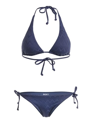 Roxy Current Coolness - Triangle Two-Piece Bikini Set for Women - Triangle Bikini - Frauen - S - Blau. von Roxy