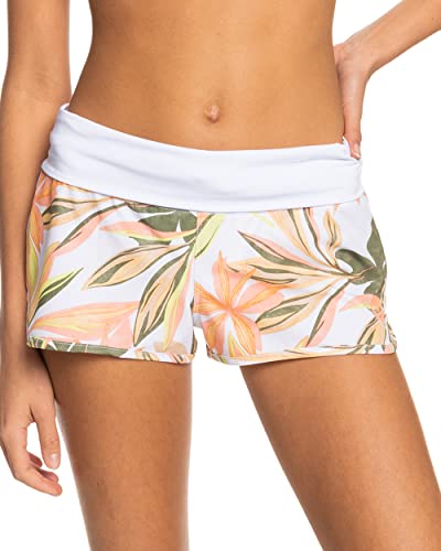 Roxy Damen Aufdruck „Endless Summer“ Boardshorts, Hellweiß, dezent salzig flach 231, Medium von Roxy