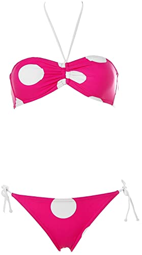 Roxy Damen Bandeau Bikini (L, Hot Pink) von Roxy