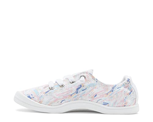 Roxy Damen Bayshore Schlupfschuh Sneaker, White Flo Blue Crazy Pink Exc, 37.5 EU von Roxy