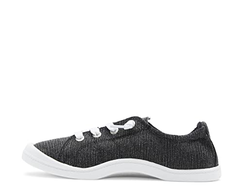 Roxy Damen Bayshore Slip on Schuh Sneaker, Schwarz Meliert, 37.5 EU von Roxy