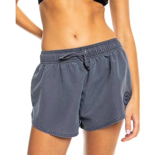 Roxy Damen Beach Casual Loose Fitted, Elastic Waist Drawcord Swim Shorts, Quick-Dry Boardshorts, Marin, XS Roxy Damen Beach Casual Loose Fitted, Elastic Waist Drawcord Swim Shorts, Quick-Dry Boardshorts, Marin, XS von Roxy