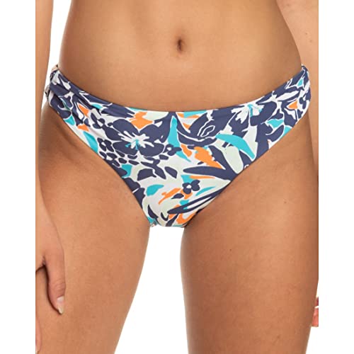 Roxy Damen Beach Classics Hipster Bikinihose Bikini-Unterteile, Bijou Blue Tropical Daze 232, XL von Roxy