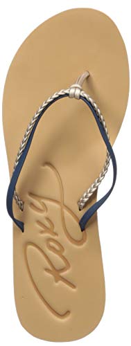 Roxy Damen Cabo Flip Flop Sandale Flipflop, Aspen Gold/Nautical, 40 EU von Roxy