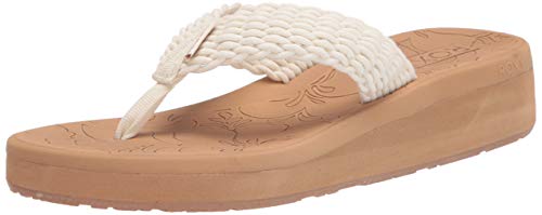 Roxy Damen Caillay Comfort Keilsandalen, Creme 21, 41 EU von Roxy