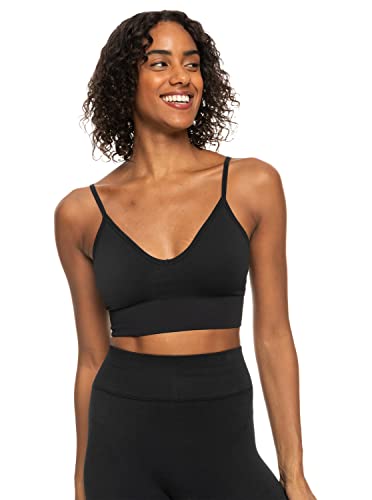 Roxy Damen Chill Out Seamless Sport-BH, anthrazit, XS von Roxy