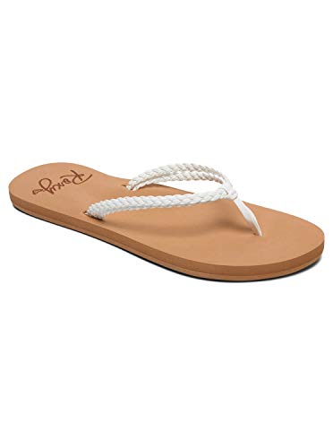 Roxy Damen Costas Sandal Flipflop, Weiß, 36 EU von Roxy