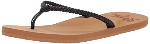 Roxy Damen Costas Sandal Flipflop, schwarz, 37 EU von Roxy